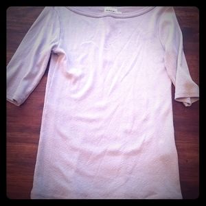 Lavendar boat neck tee